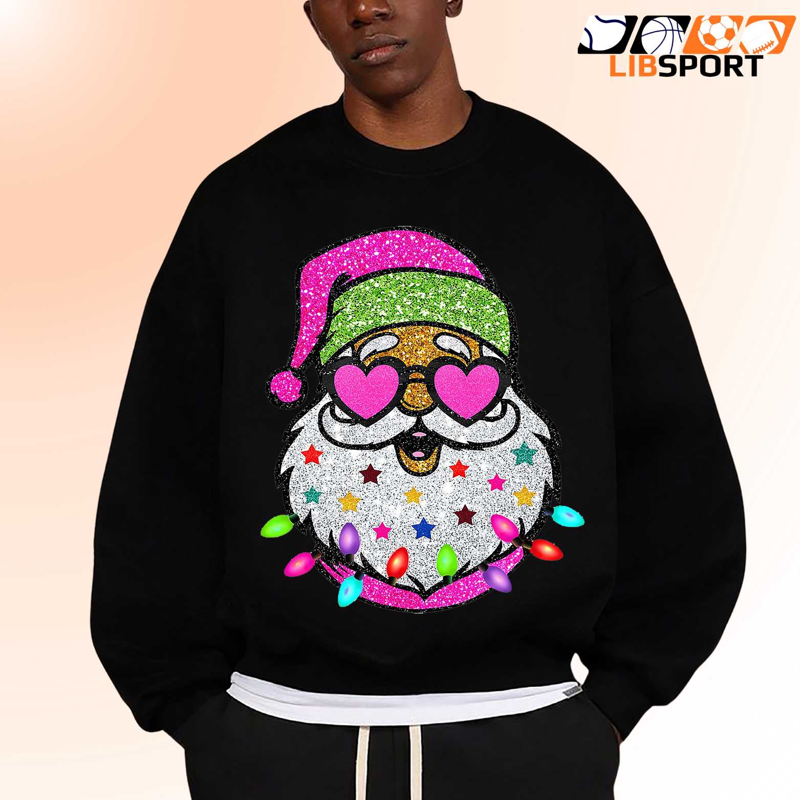 Rainbow Santa Christmas T Shirt, Lgbt Pride Holiday Tee, Santa Claus Unisex Shirt